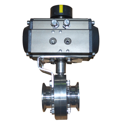 衛生級法蘭氣動蝶閥(快裝蝶閥)